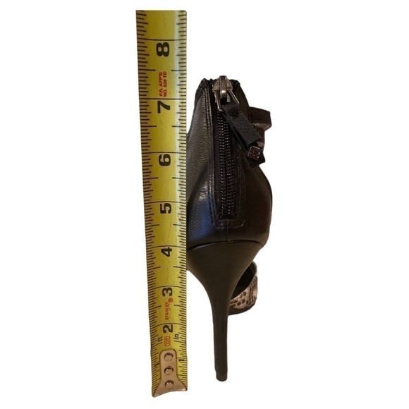 Sam & Libby Black & Taupe Snakeskin Heels- size 8.5 - Picture 7 of 7